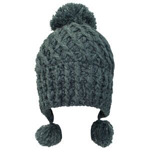Soft Knit Triple Pom Pom Beanie Hat